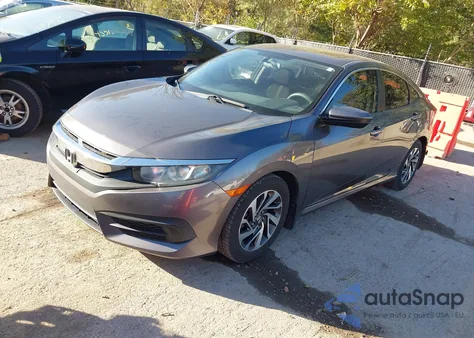2016 Honda Civic Ex from USA, damaged, VIN 19XFC2F78GE036358
